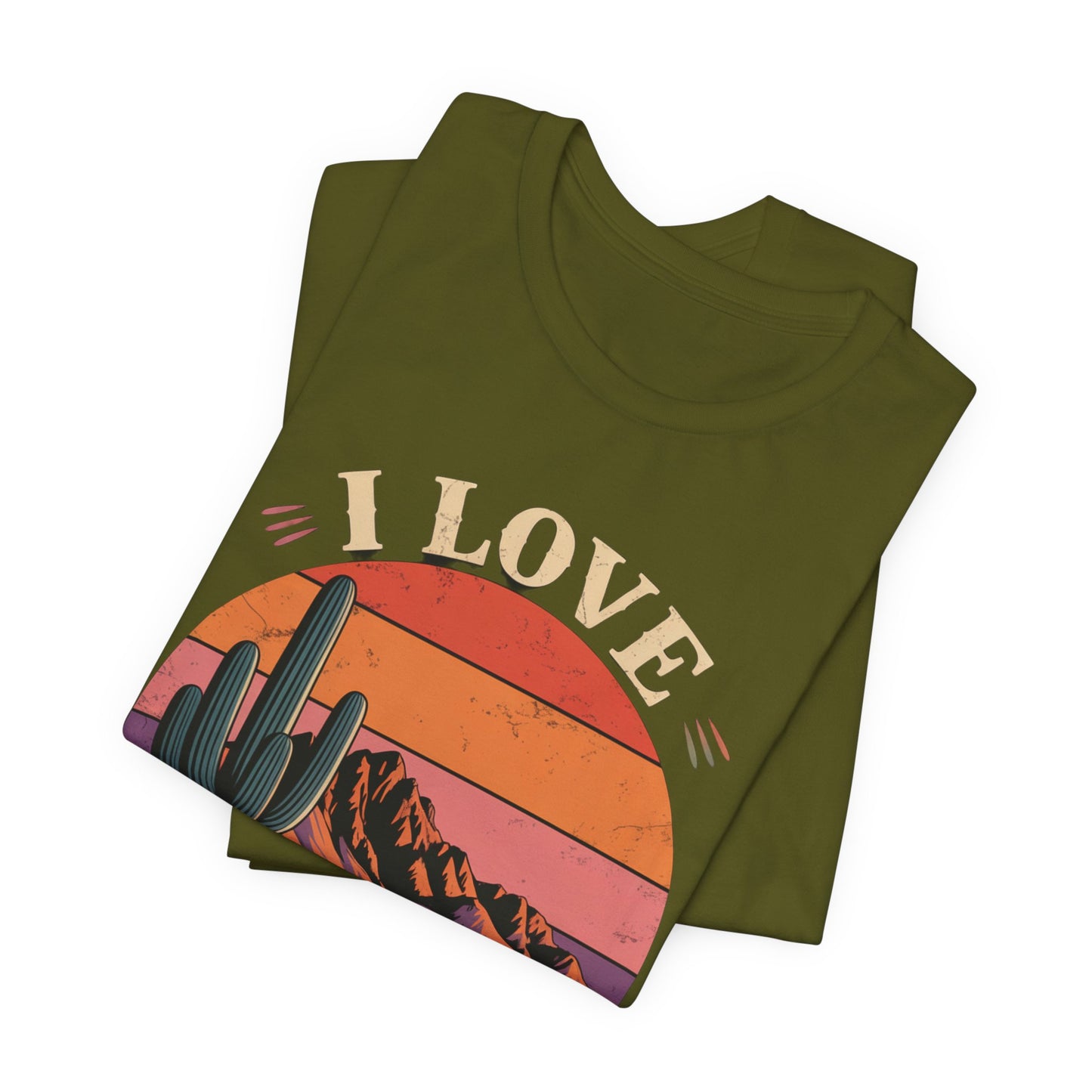 Unisex Jersey Short Sleeve Tee - I Love Tucson