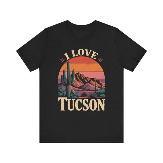 Unisex Jersey Short Sleeve Tee - I Love Tucson